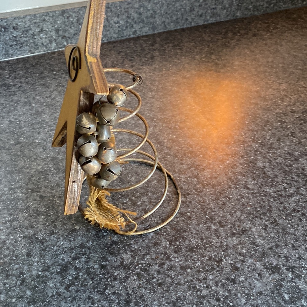 Farmhouse style star-  can be used as a tree topper or in everyday decor - Picture 2 of 2